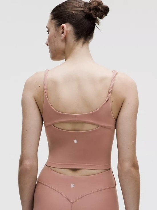 lululemon athletica Other - lululemon athletica Red Clay Twisted-Strap Cropped Tank XL